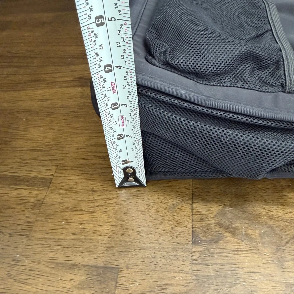 BEIS Tote Insert Organizer Women Black Nylon Travel Laptop Bag